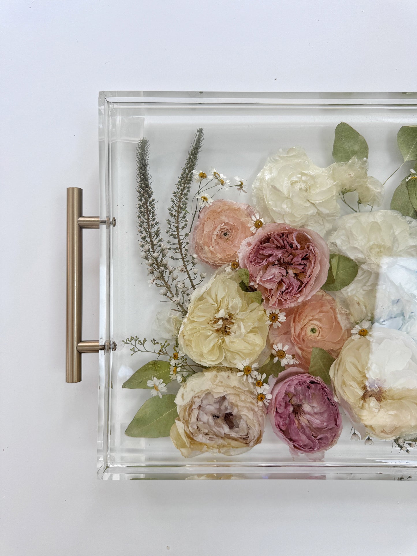 Floral Tray 11 x 14 Acrylic