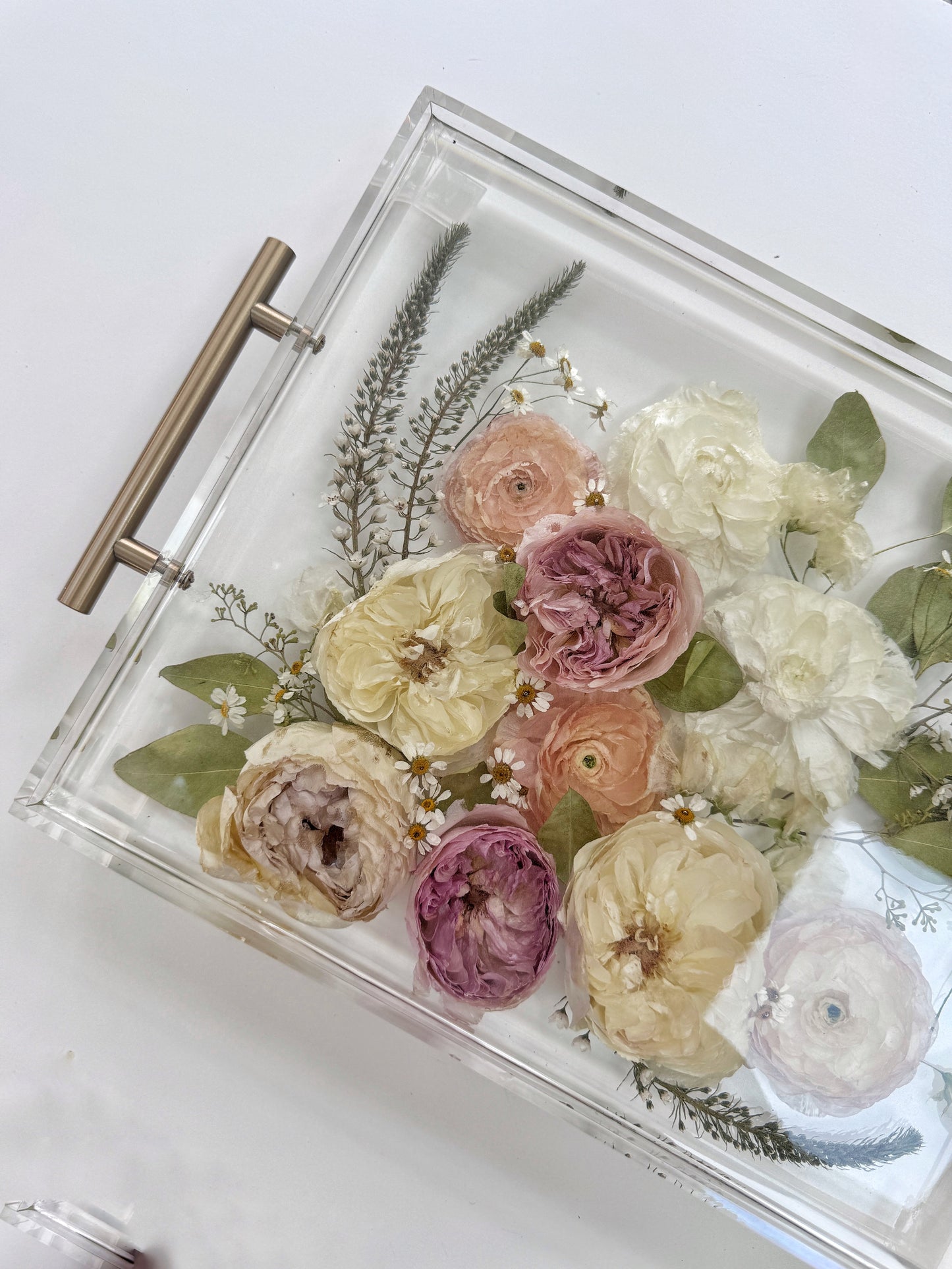 Floral Tray 11 x 14 Acrylic