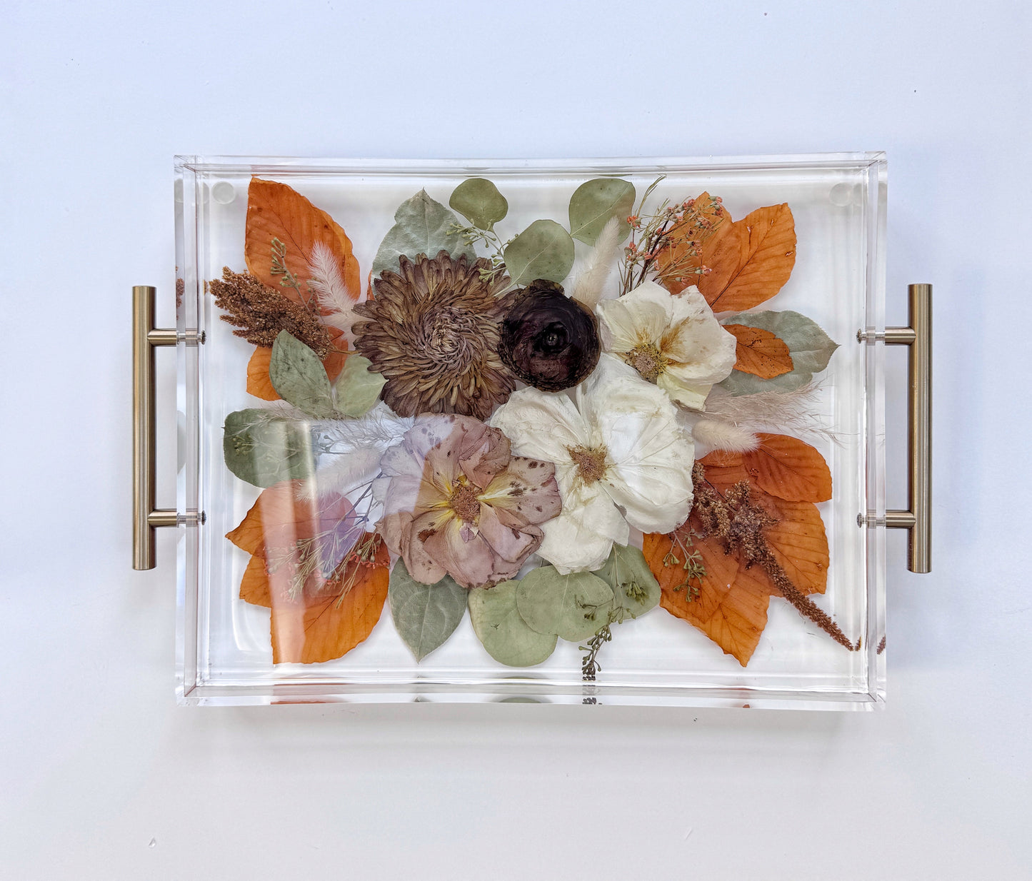 Floral Tray 11 x 14 Acrylic