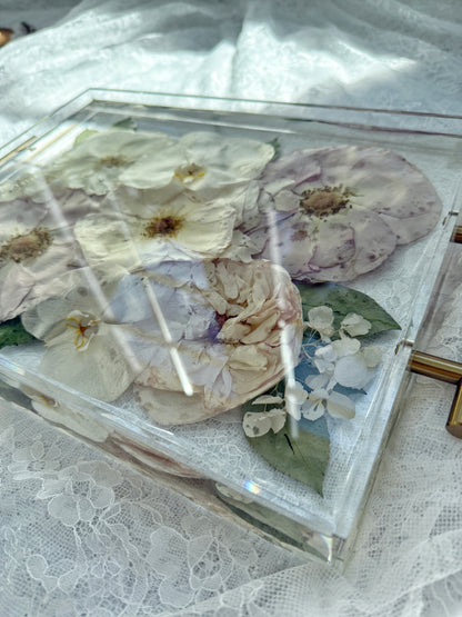 Floral Tray 11 x 14 Acrylic