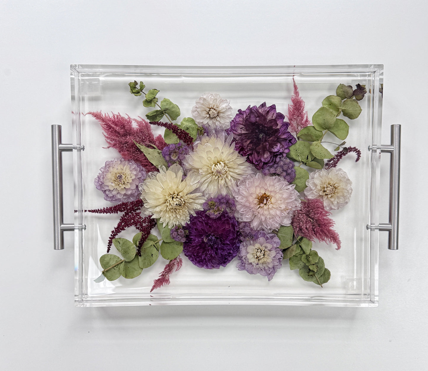 Floral Tray 11 x 14 Acrylic