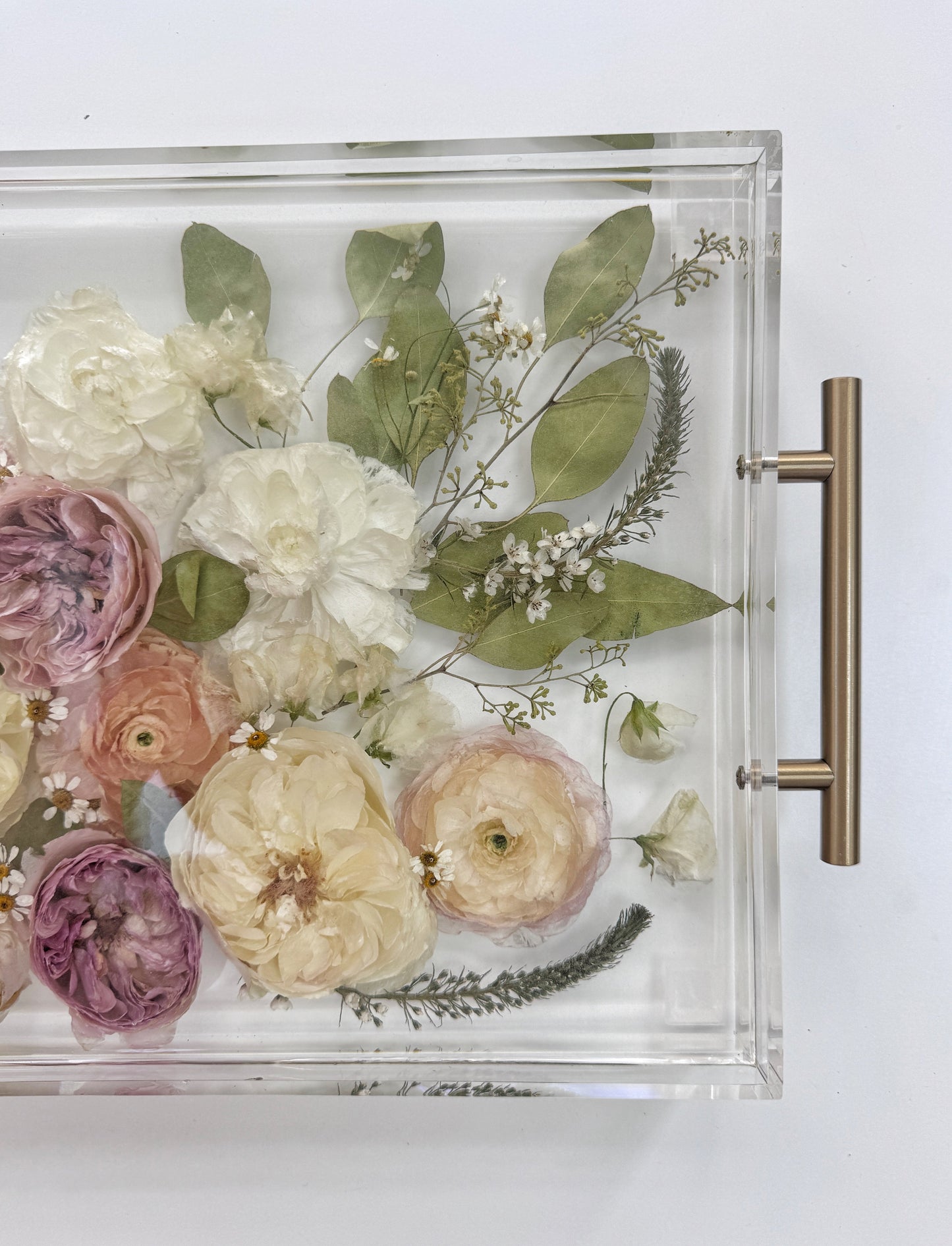 Floral Tray 11 x 14 Acrylic