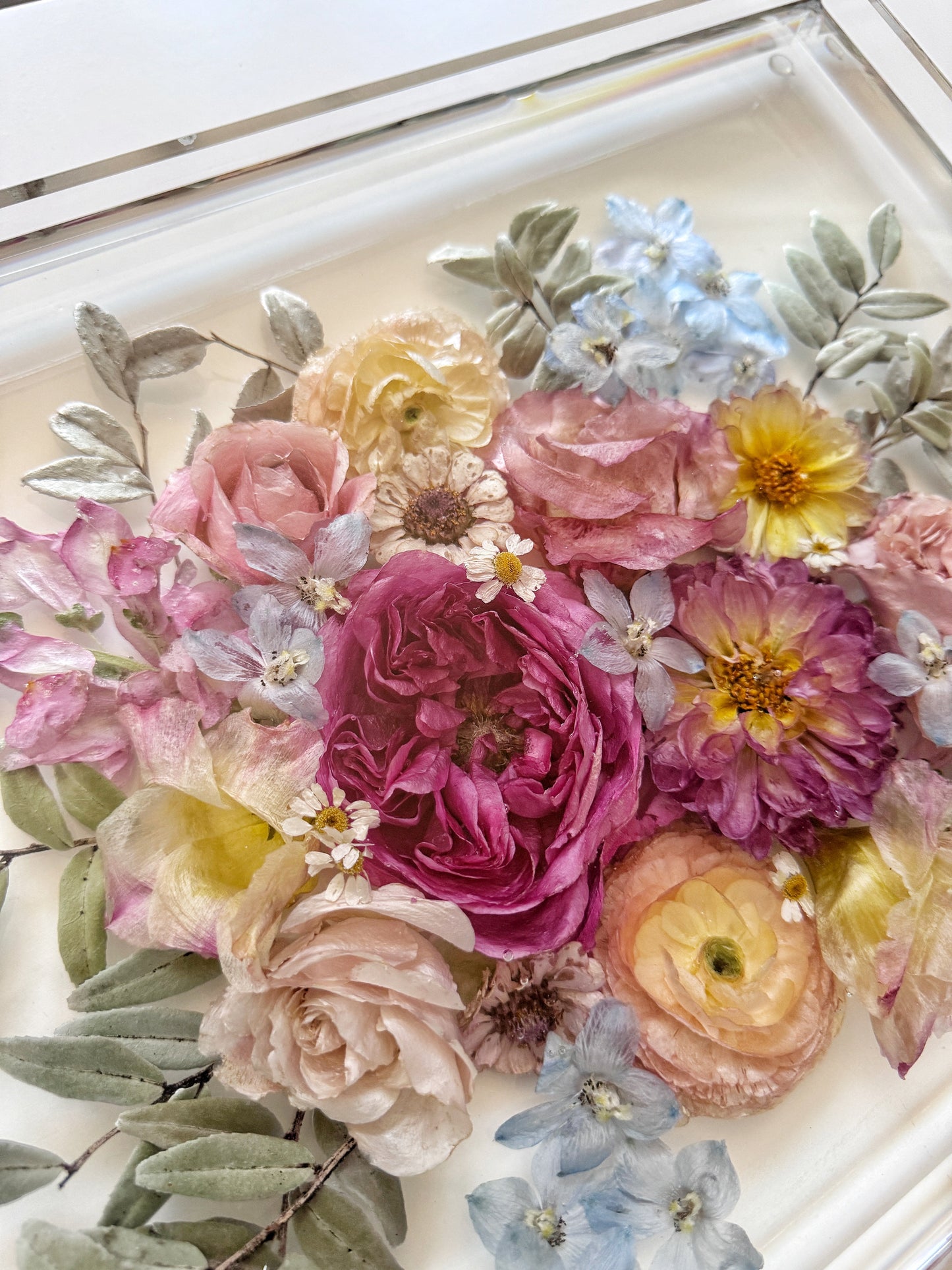 Floral Tray 11 x 14 Acrylic