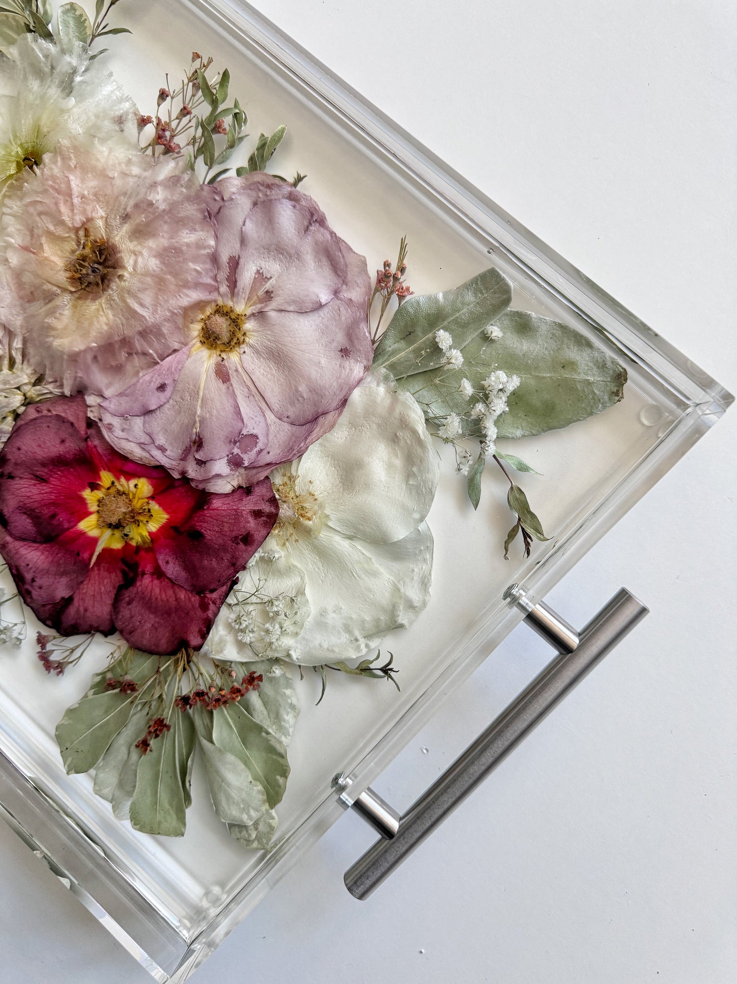 Floral Tray 11 x 14 Acrylic