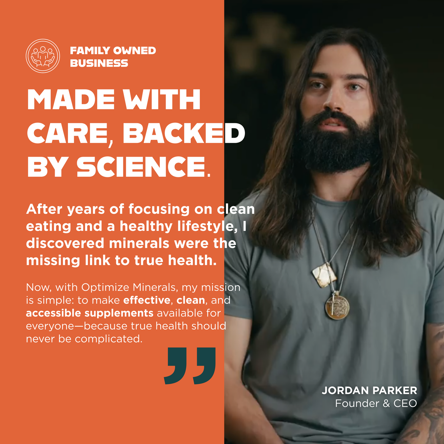 OPTIMIZE MINERALS™ Daily Multi-Mineral Formula for Energy, Focus & Balance